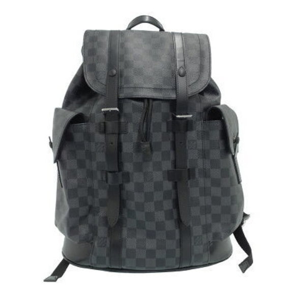 Louis Vuitton Damier Graphite Black Christopher Backpack - Picture 1 of 8